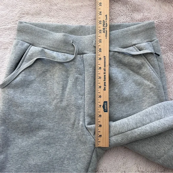 YeoKou Sherpa Lined Cotton Fleece Jogger Sweatpants, Grey, Medium - Picture 3 of 8